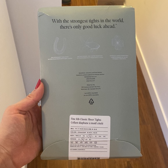 2 PAIRS: Sheertex tights never used - Picture 2 of 3